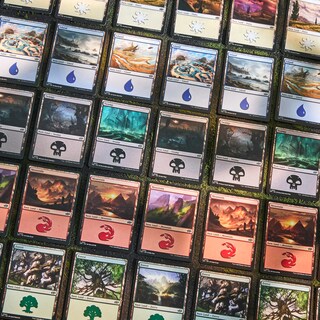 Foto 7 | Land Station Magic The Gathering 2025 Con 400 Cartas Terrestres Básicas - Venta Internacional.
