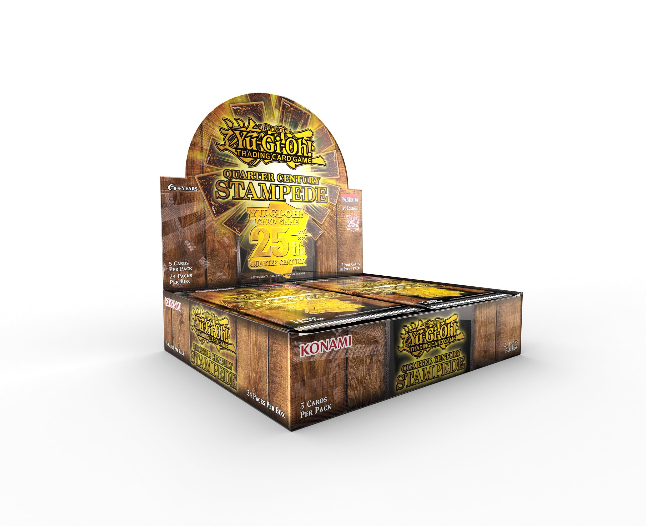 Pantalla Stampede Yu-gi-oh! Raras Secretas De Un Cuarto De Siglo (24) - Venta Internacional.