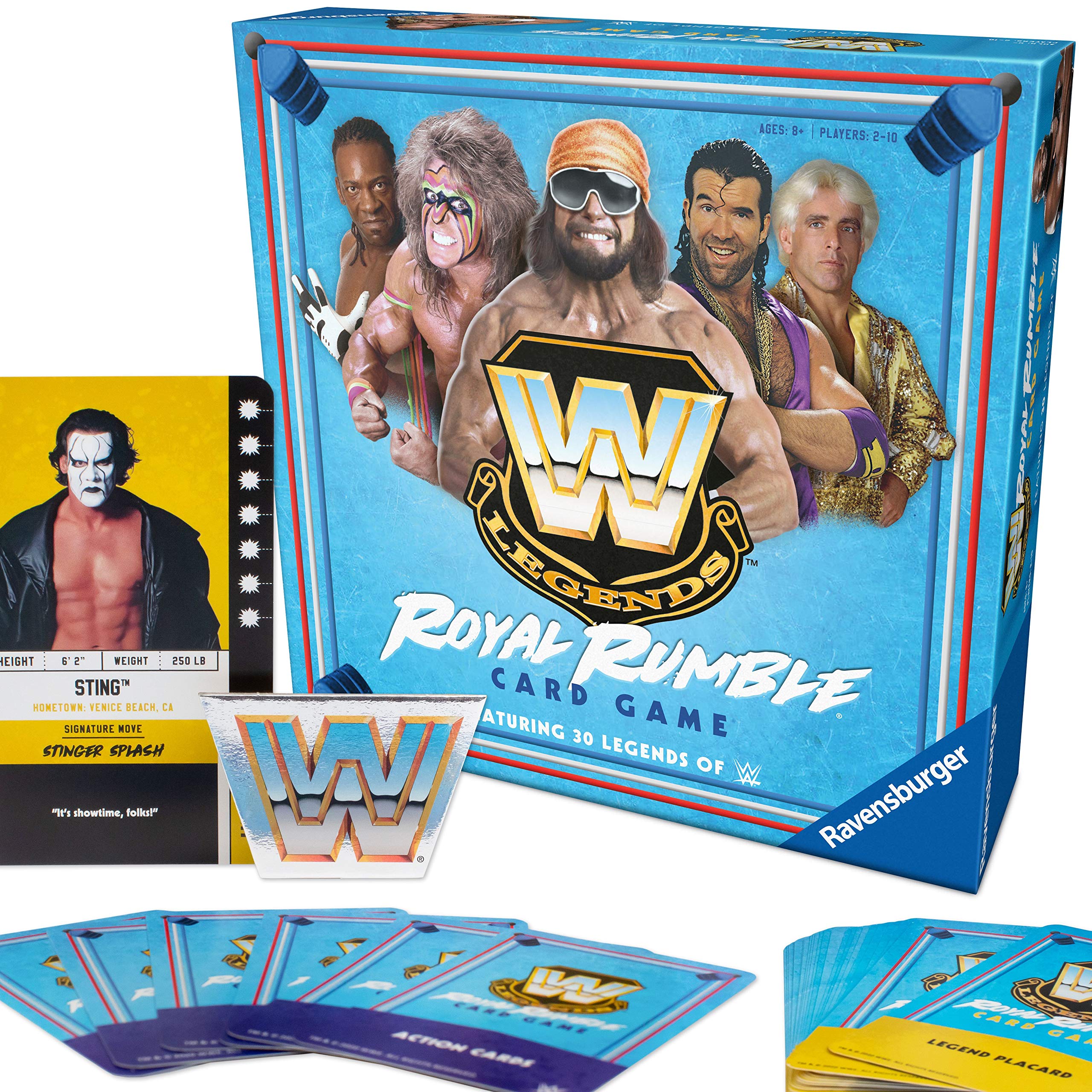 Juego De Cartas Ravensburger Wwe Legends Royal Rumble Kids 8+ - Venta Internacional.