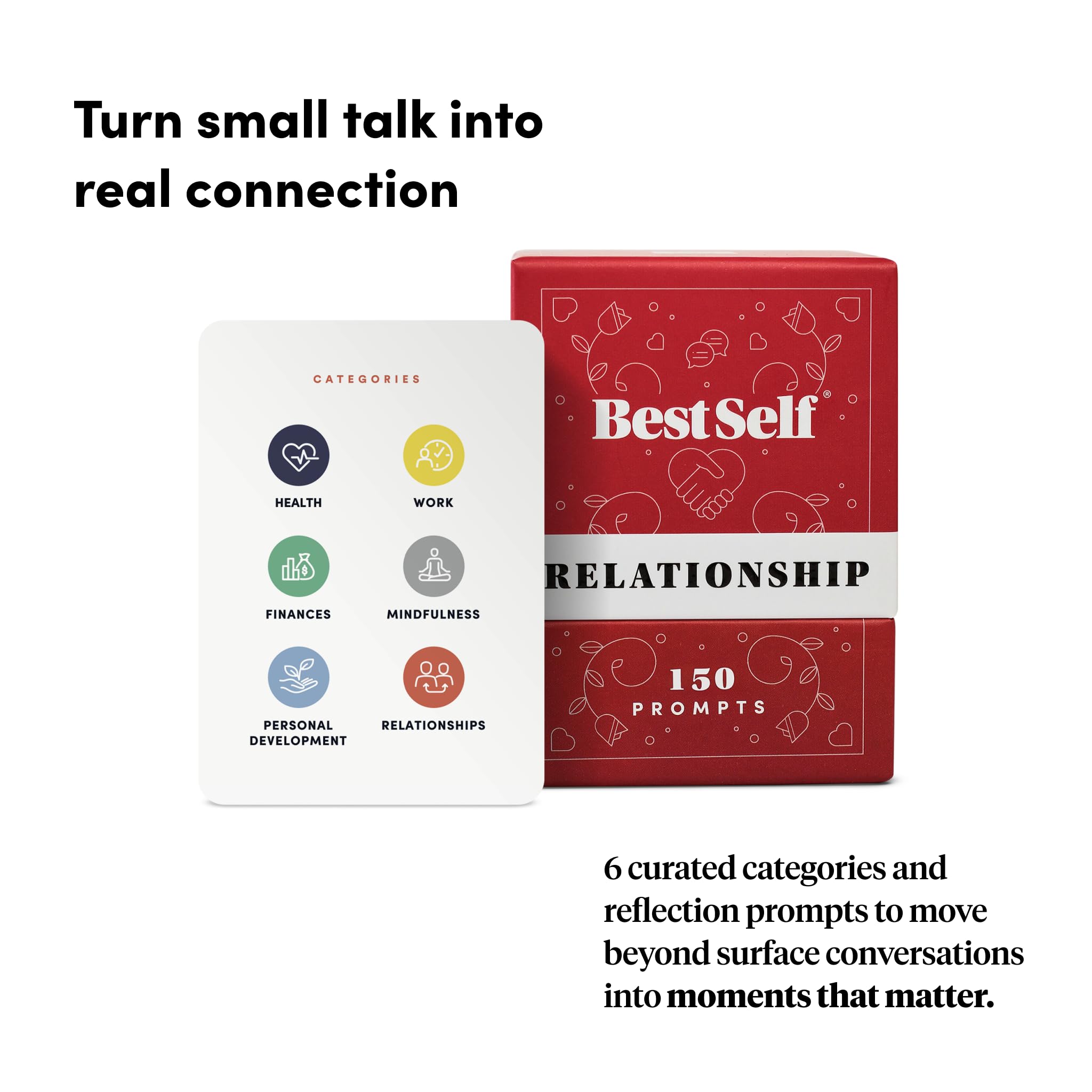 Foto 6 pulgar | Juego De Cartas Bestself Relationship Deck 150 Instrucciones De Discusión - Venta Internacional.