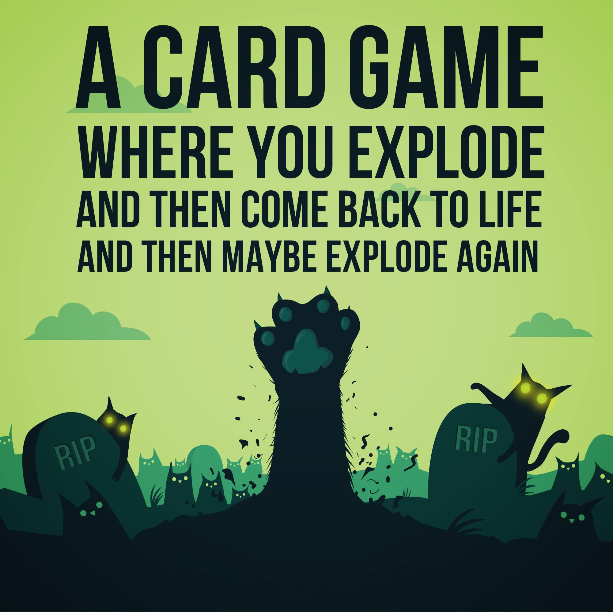 Foto 4 pulgar | Juego De Cartas Exploding Kittens Zombie Kittens 2-5 Jugadores 7+ - Venta Internacional.