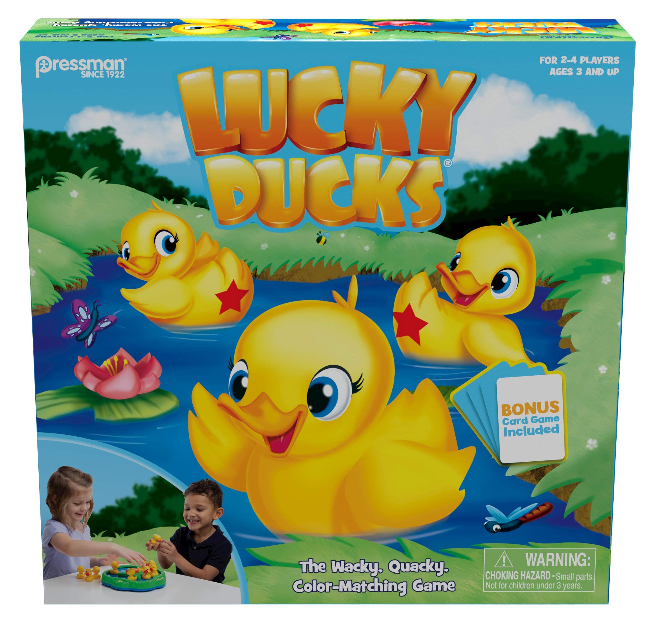 Foto 2 pulgar | Juego De Memoria Y Combinación Pressman Lucky Ducks Con Pop The Pig - Venta Internacional.