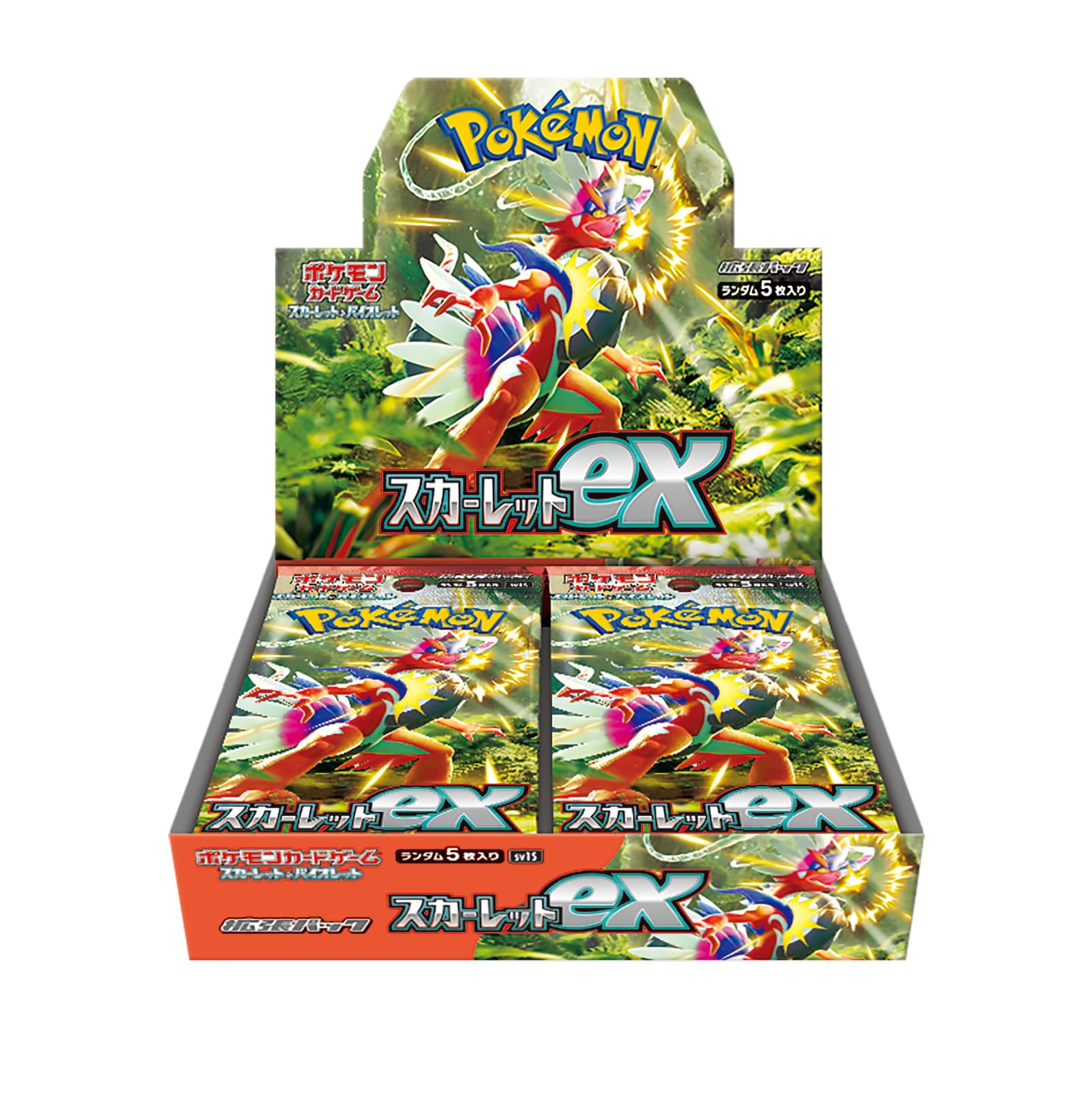 Foto 1 | Juego De Cartas Pokémon Scarlet & Violet, Paquete De Expansión Scarlet Ex Box (japonés) - Venta Internacional.