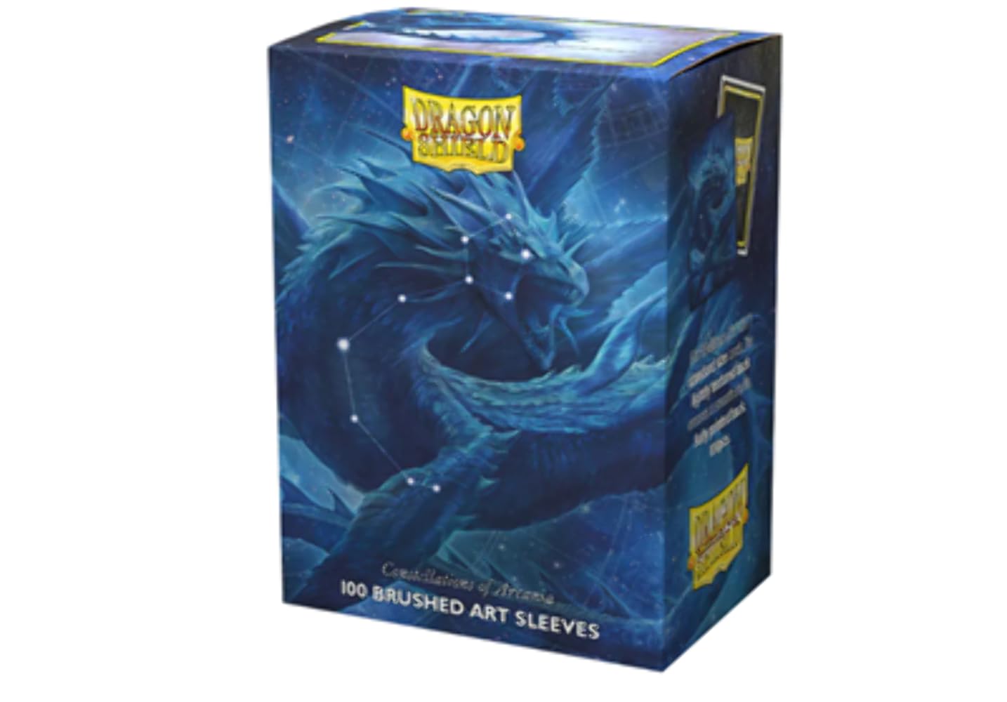 Foto 2 pulgar | Fundas Para Cartas Con Forma De Escudo De Dragón, Arte Cepillado, Constelaciones, 100 Quilates - Venta Internacional.