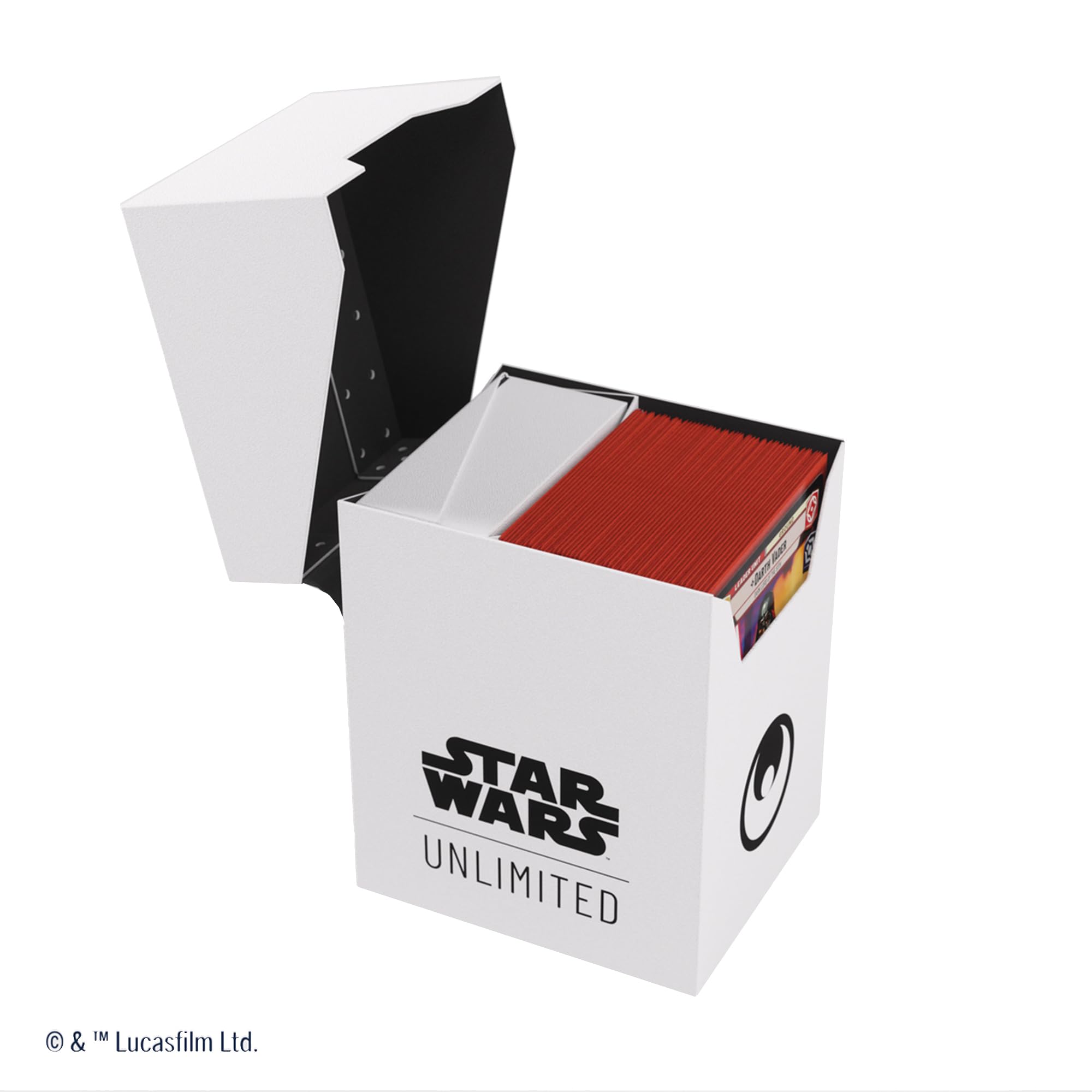 Foto 5 pulgar | Caja Blanda Deck Box Gamegenic Star Wars Unlimited, Blanco/negro - Venta Internacional.