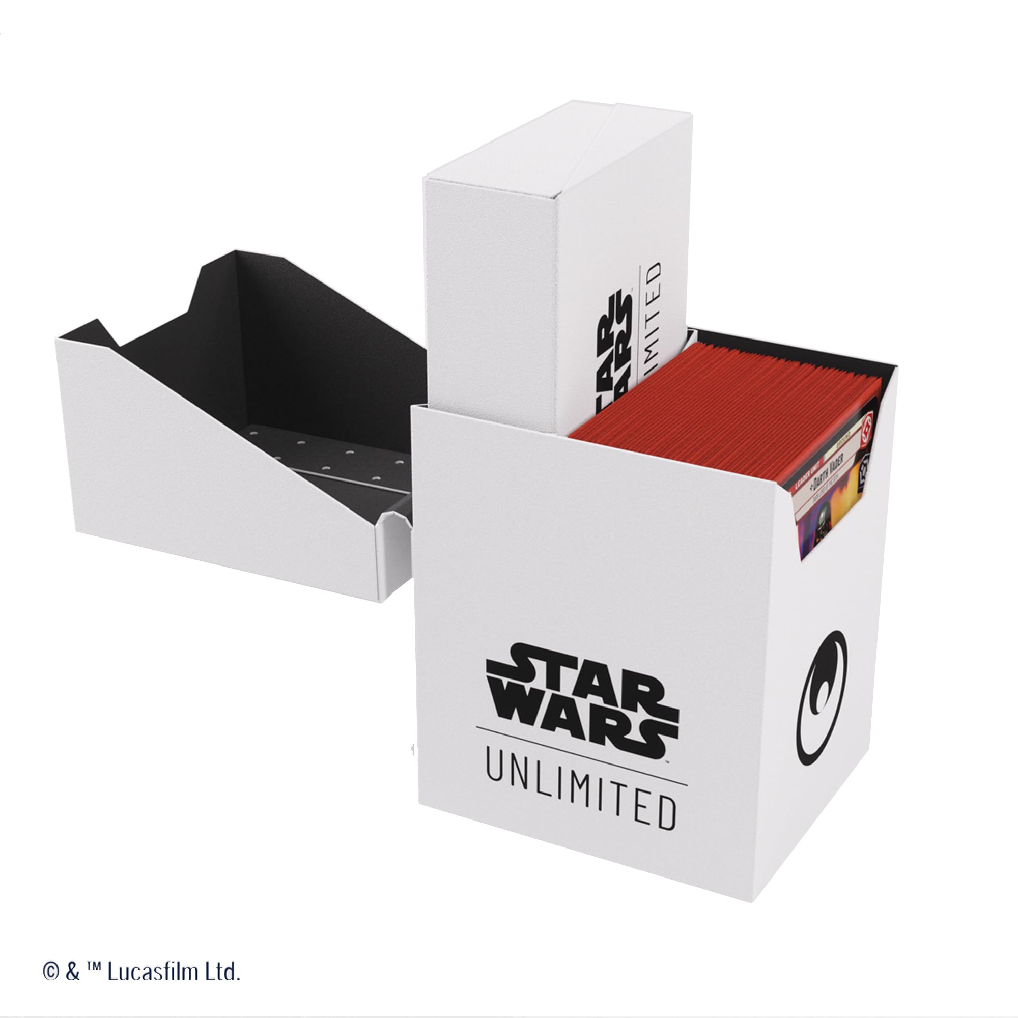 Foto 6 pulgar | Caja Blanda Deck Box Gamegenic Star Wars Unlimited, Blanco/negro - Venta Internacional.