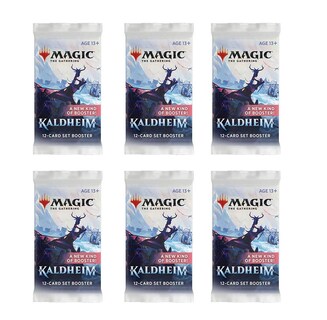 Foto 1 | Lote Mtg Set Booster Pack Kaldheim, 6 Paquetes - Venta Internacional.