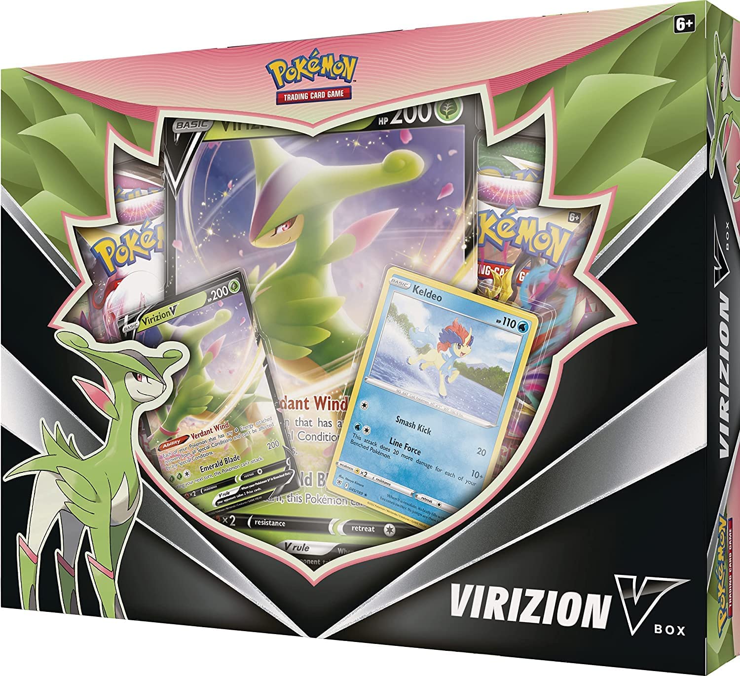 Foto 3 pulgar | Juego De Cartas Coleccionables Pokemon Virizion V Box - Venta Internacional.