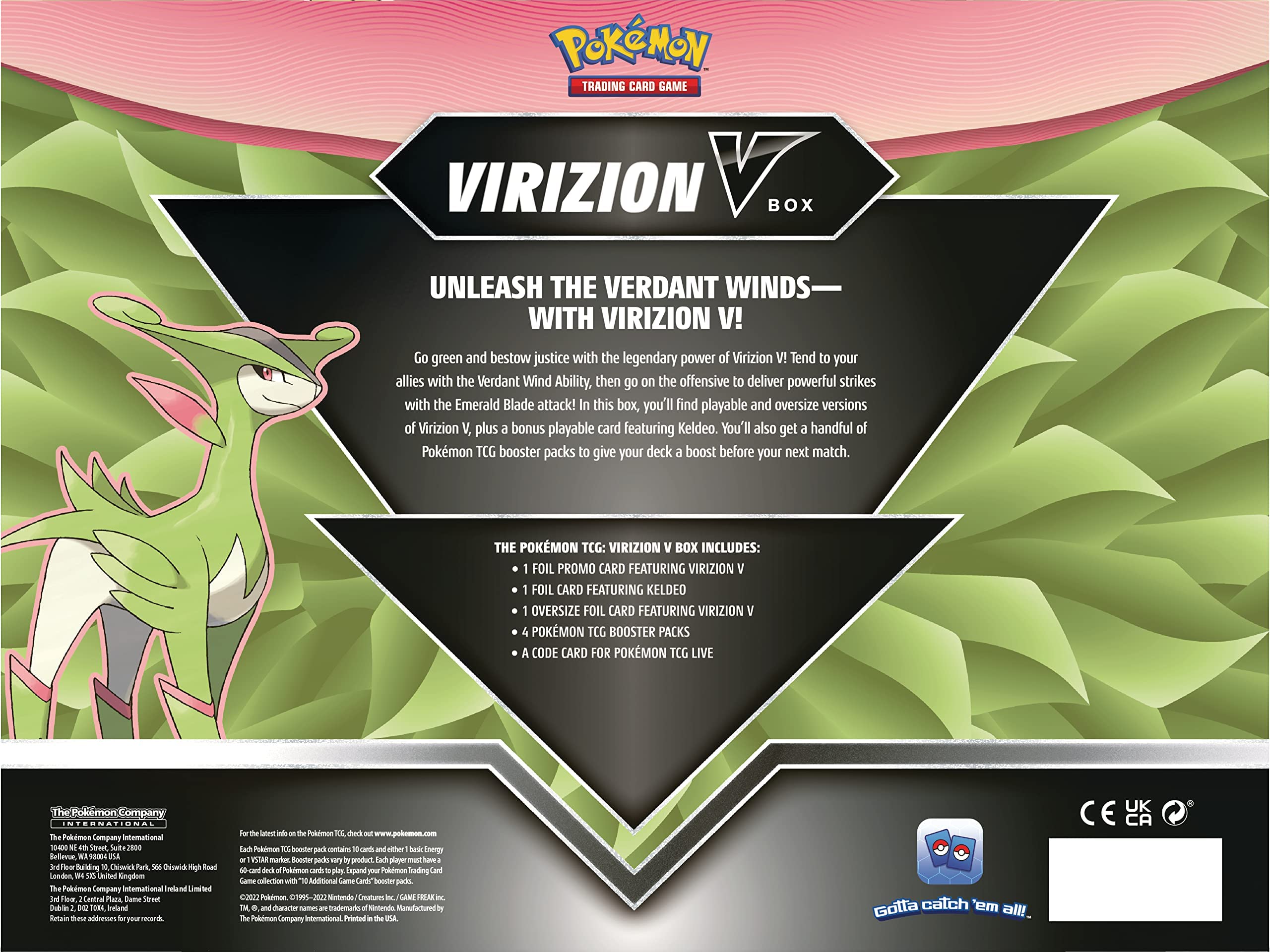 Foto 4 pulgar | Juego De Cartas Coleccionables Pokemon Virizion V Box - Venta Internacional.