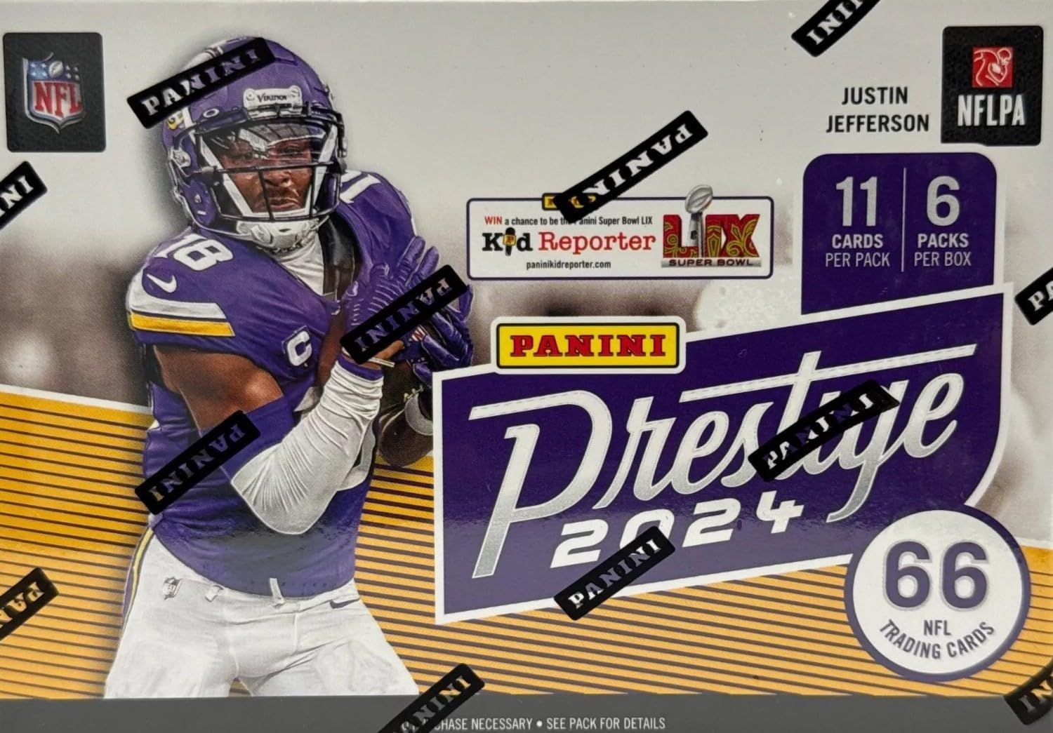 Foto 2 pulgar | Trading Cards Blaster Box 2024 Prestige Football, Paquete De 6 - Venta Internacional.