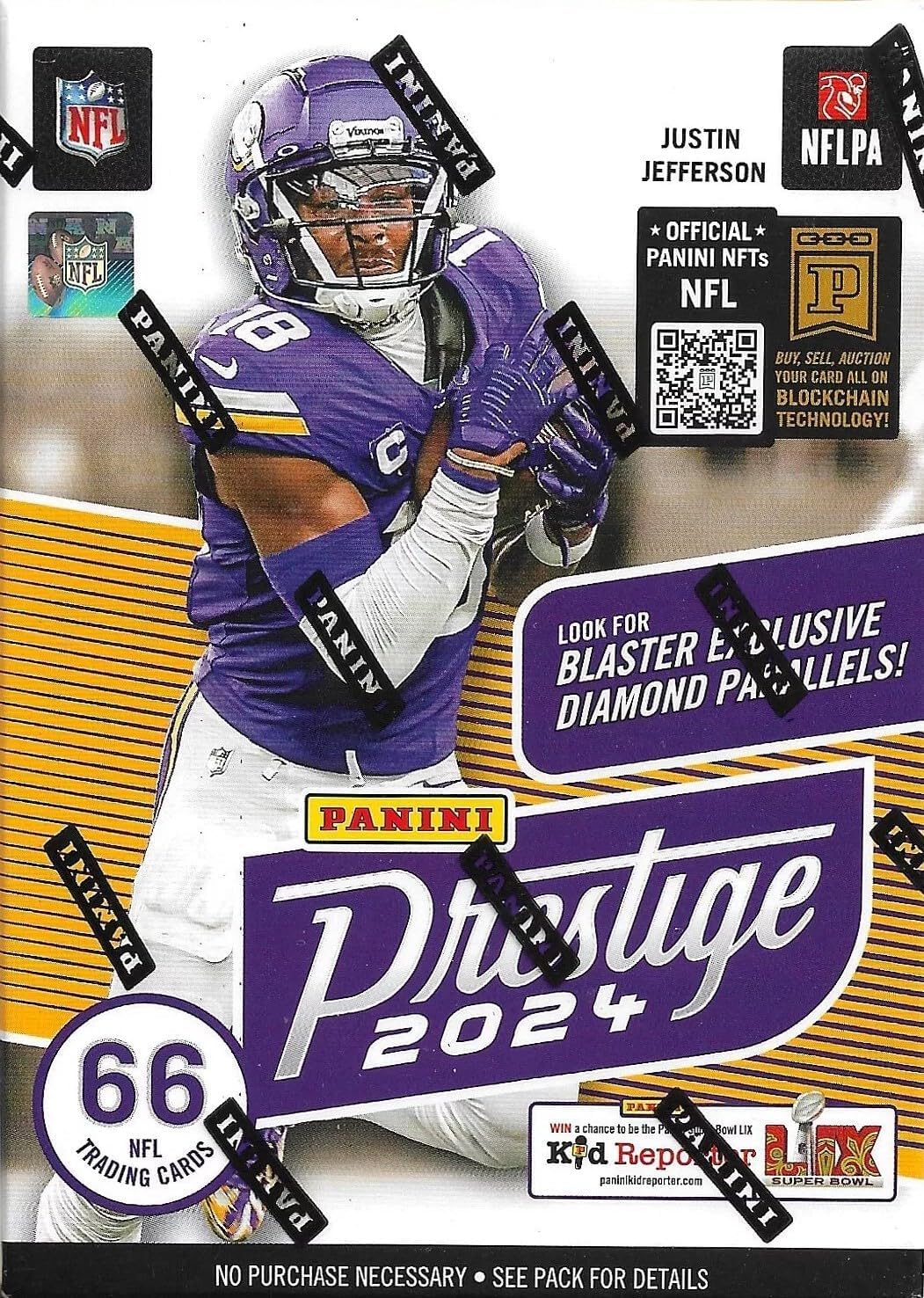 Foto 4 pulgar | Trading Cards Blaster Box 2024 Prestige Football, Paquete De 6 - Venta Internacional.
