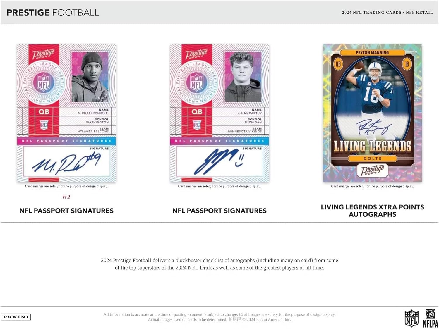 Foto 8 pulgar | Trading Cards Blaster Box 2024 Prestige Football, Paquete De 6 - Venta Internacional.