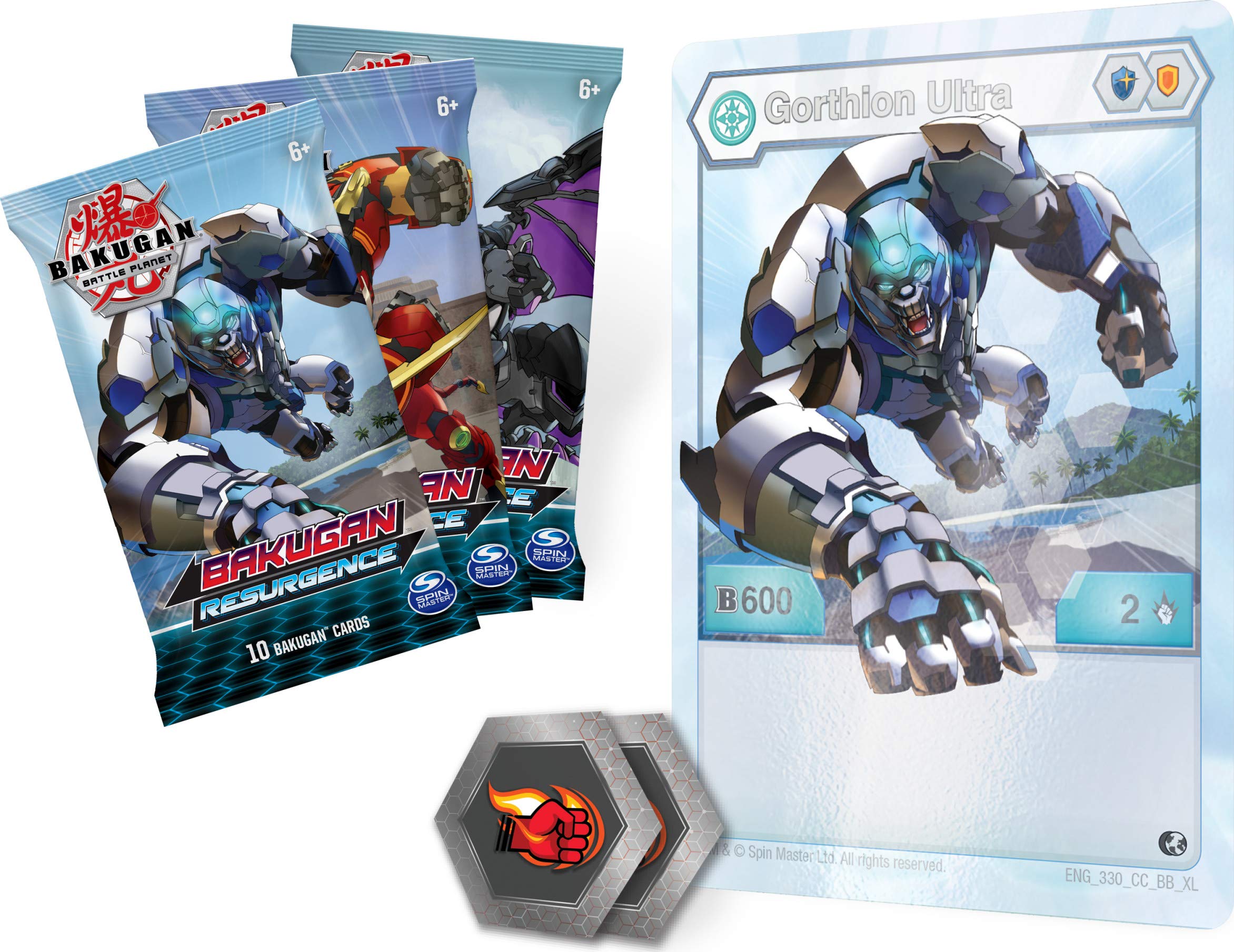 Foto 3 pulgar | Colección De Cartas Bakugan Deluxe Battle Brawlers Con Gorthion - Venta Internacional.