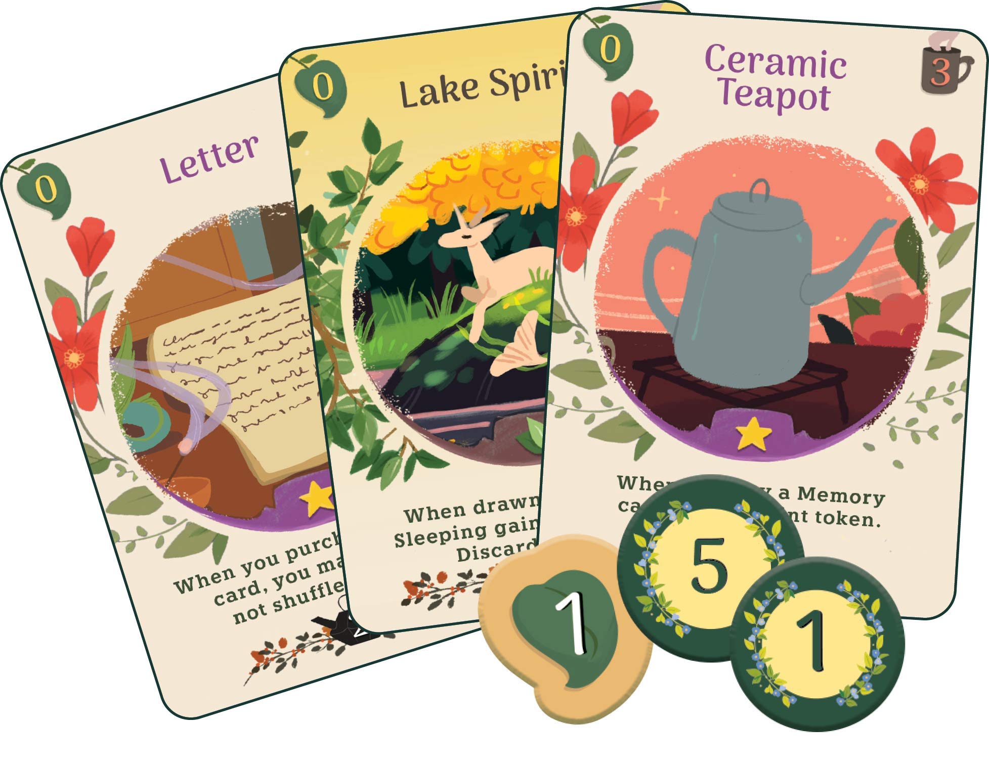 Foto 4 pulgar | Juego De Cartas Renegade Game Studios Autumn Harvest Tea Dragon - Venta Internacional.