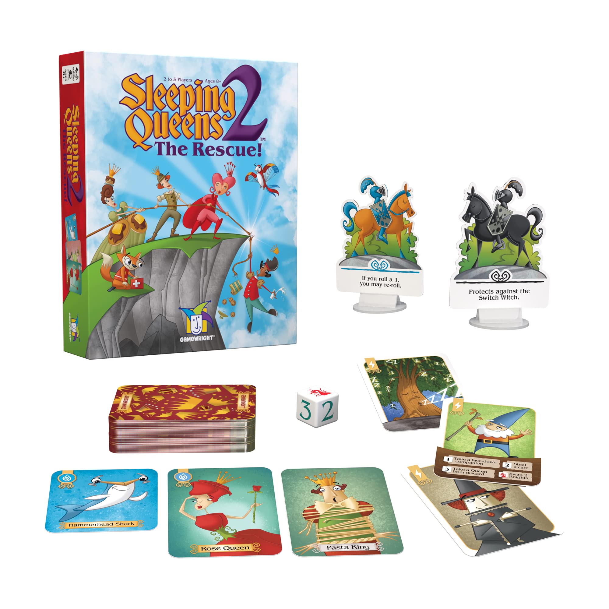 Foto 2 pulgar | Juego De Mesa Gamewright Sleeping Queens 2 - The Rescue! - Venta Internacional.