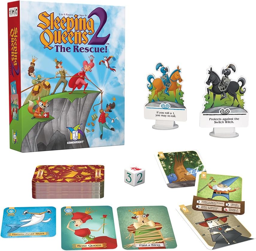 Foto 3 pulgar | Juego De Mesa Gamewright Sleeping Queens 2 - The Rescue! - Venta Internacional.