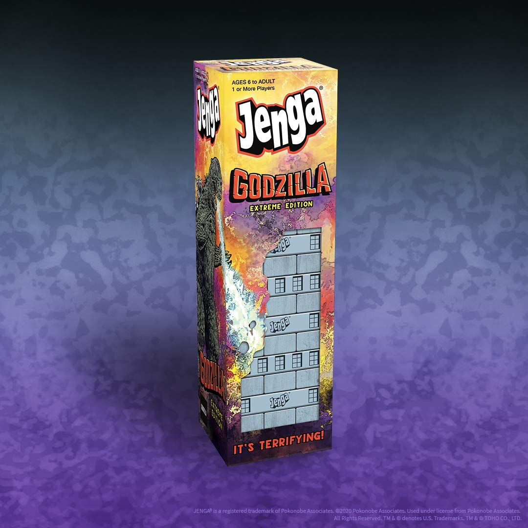 Foto 5 pulgar | Jenga Game Usaopoly Godzilla Extreme Edition, Coleccionable - Venta Internacional.