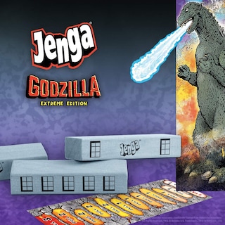 Foto 5 | Jenga Game Usaopoly Godzilla Extreme Edition, Coleccionable - Venta Internacional.