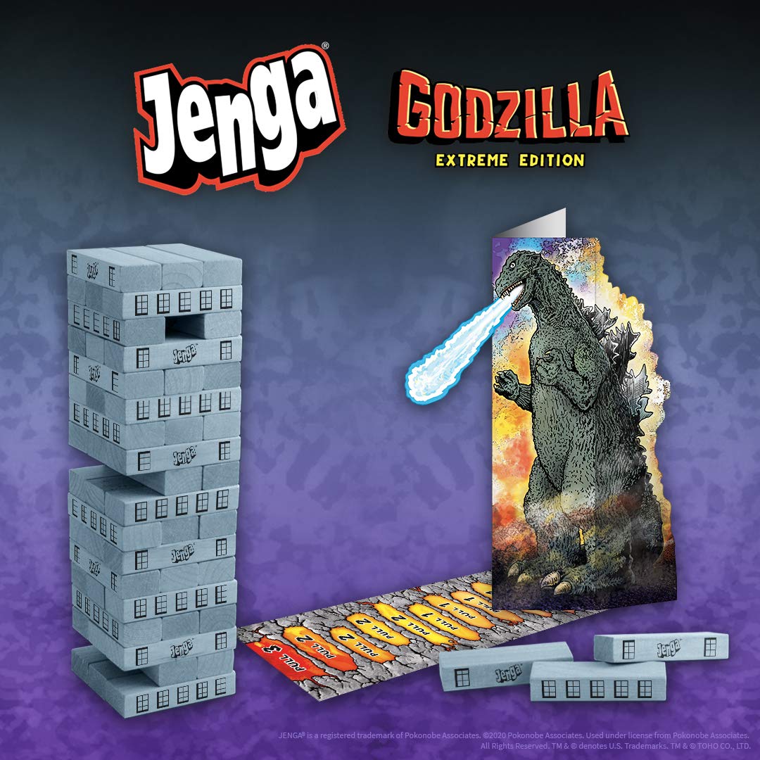 Foto 7 pulgar | Jenga Game Usaopoly Godzilla Extreme Edition, Coleccionable - Venta Internacional.