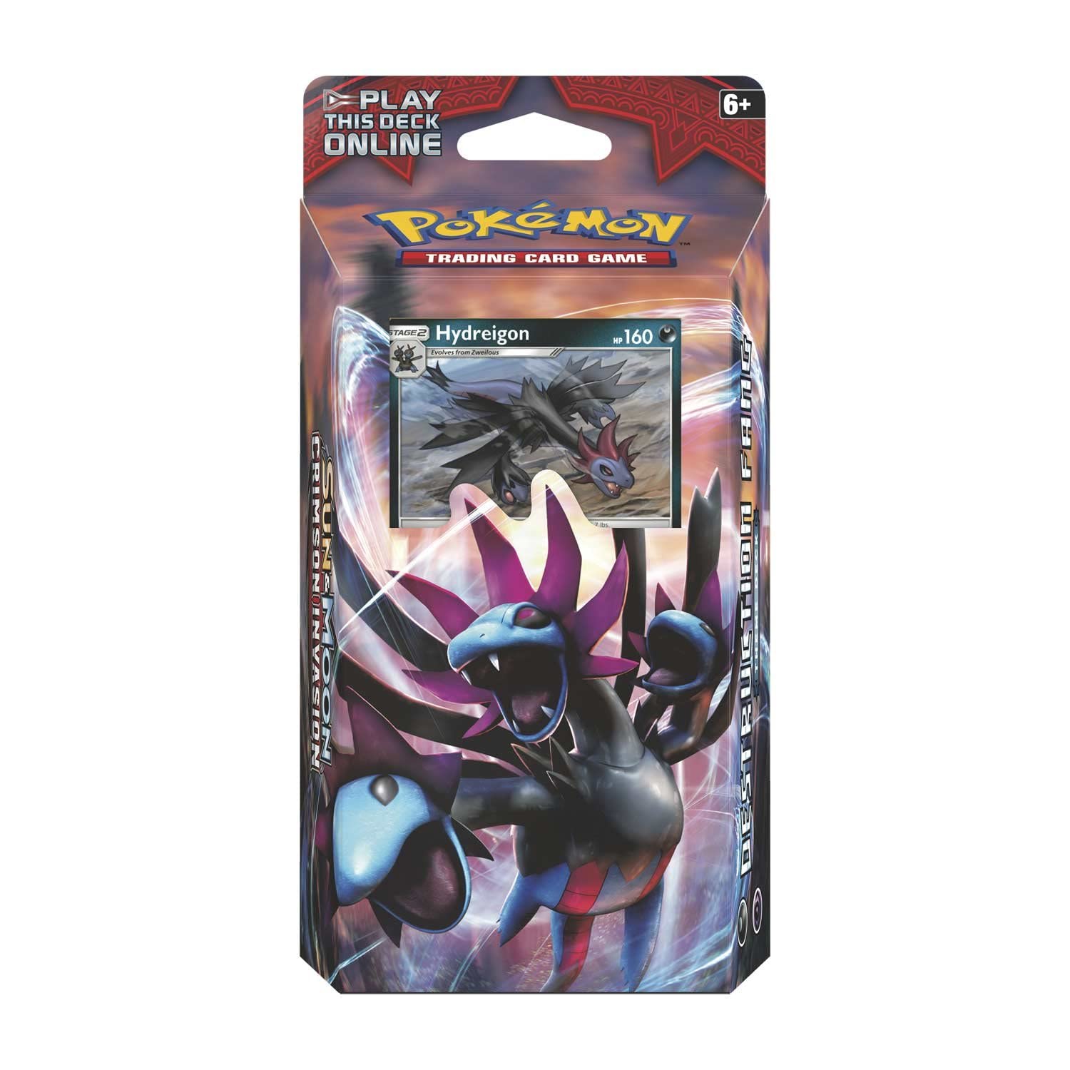 Foto 5 pulgar | Baraja Temática De Pokémon Pokémon Sun & Moon Crimson Invasion - Venta Internacional.