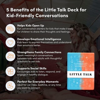 Foto 2 | Tarjetas De Conversación Bestself Little Talk Deck Kids 150 Prompts - Venta Internacional.