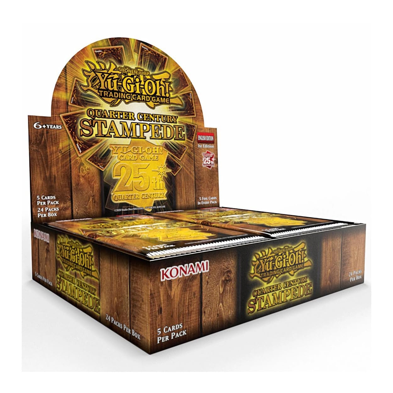 Paquete De Refuerzo Konami Yugioh Quarter Century Stampede 1st Ed - Venta Internacional.