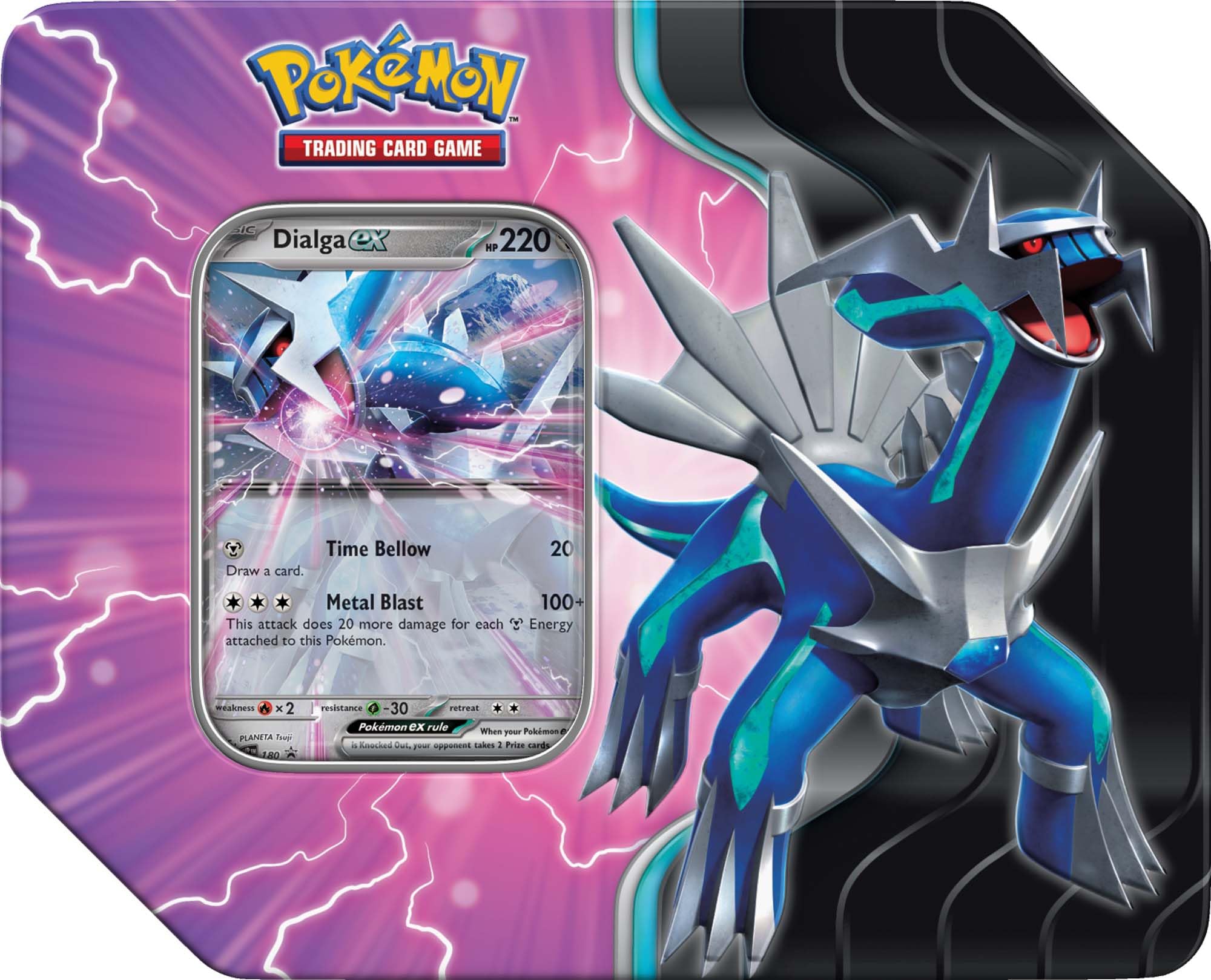 Juego De Cartas Coleccionables Pokémon Azure Legends En Lata Con 5 Paquetes - Venta Internacional.