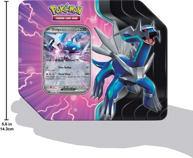 Foto 3 | Juego De Cartas Coleccionables Pokémon Azure Legends En Lata Con 5 Paquetes - Venta Internacional.