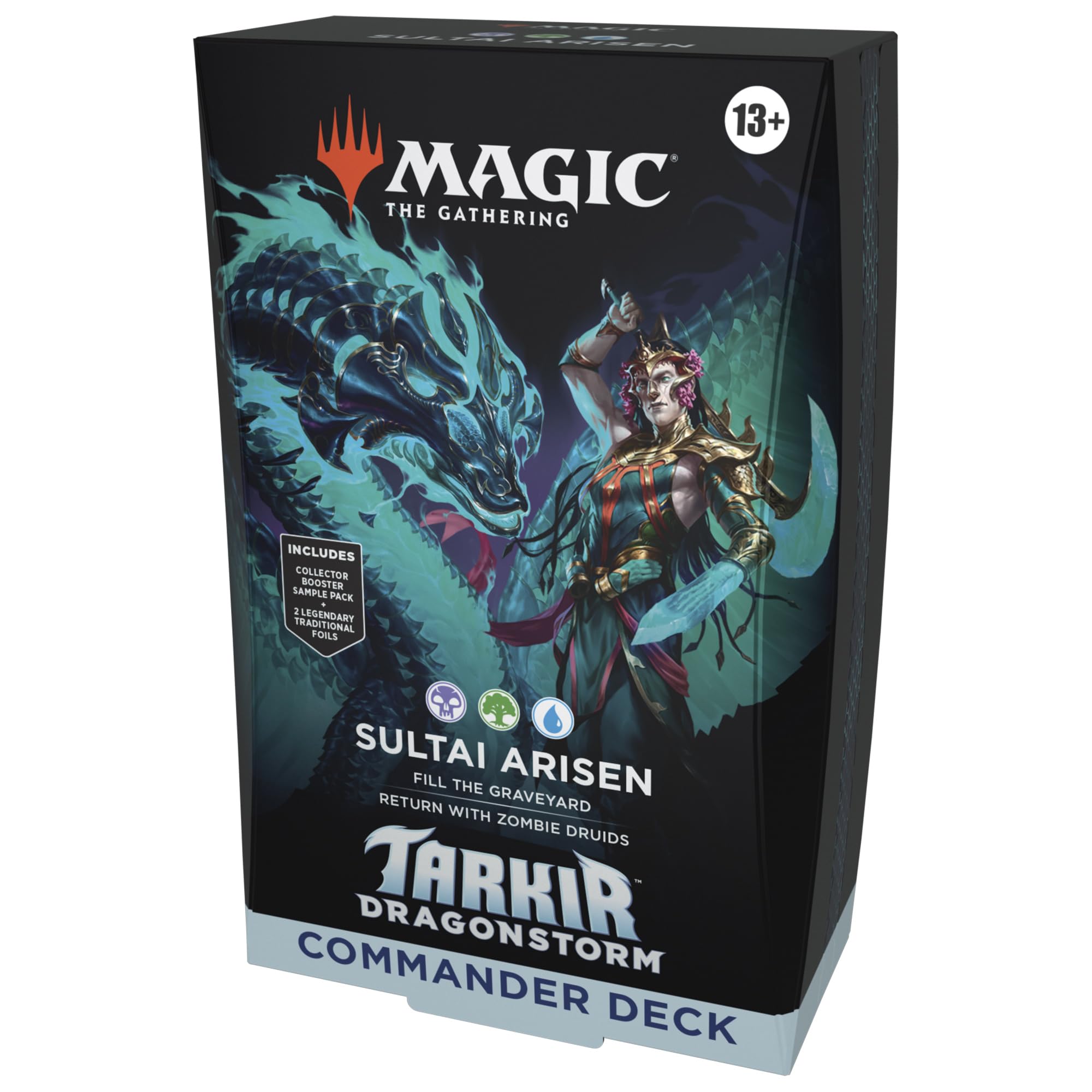 Foto 2 pulgar | Commander Deck Magic The Gathering Dragonstorm Sultai - Venta Internacional.