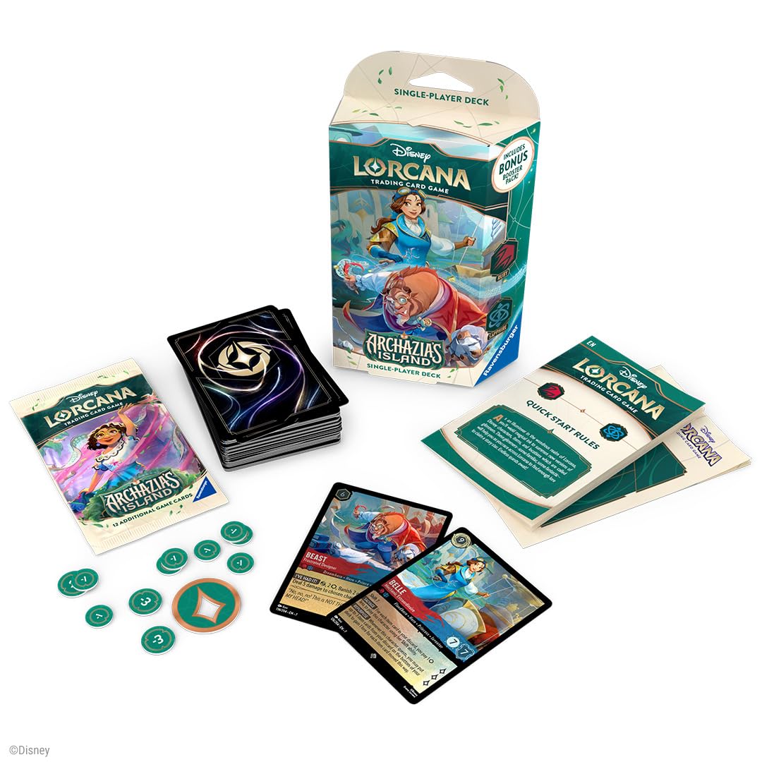Foto 2 pulgar | Juego De Cartas Coleccionables Ravensburger Disney Lorcana Archazia - Venta Internacional.