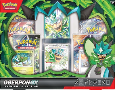 Foto 1 | Juego De Cartas Coleccionables Pokémon Ogerpon Ex Premium Collection - Venta Internacional.