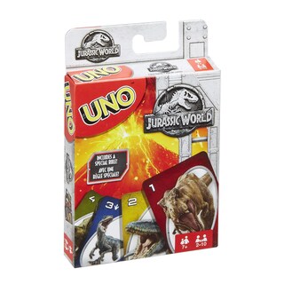 Foto 4 | Juego De Cartas Mattel Jurassic World Uno Con Owen's Raptor Squad - Venta Internacional.