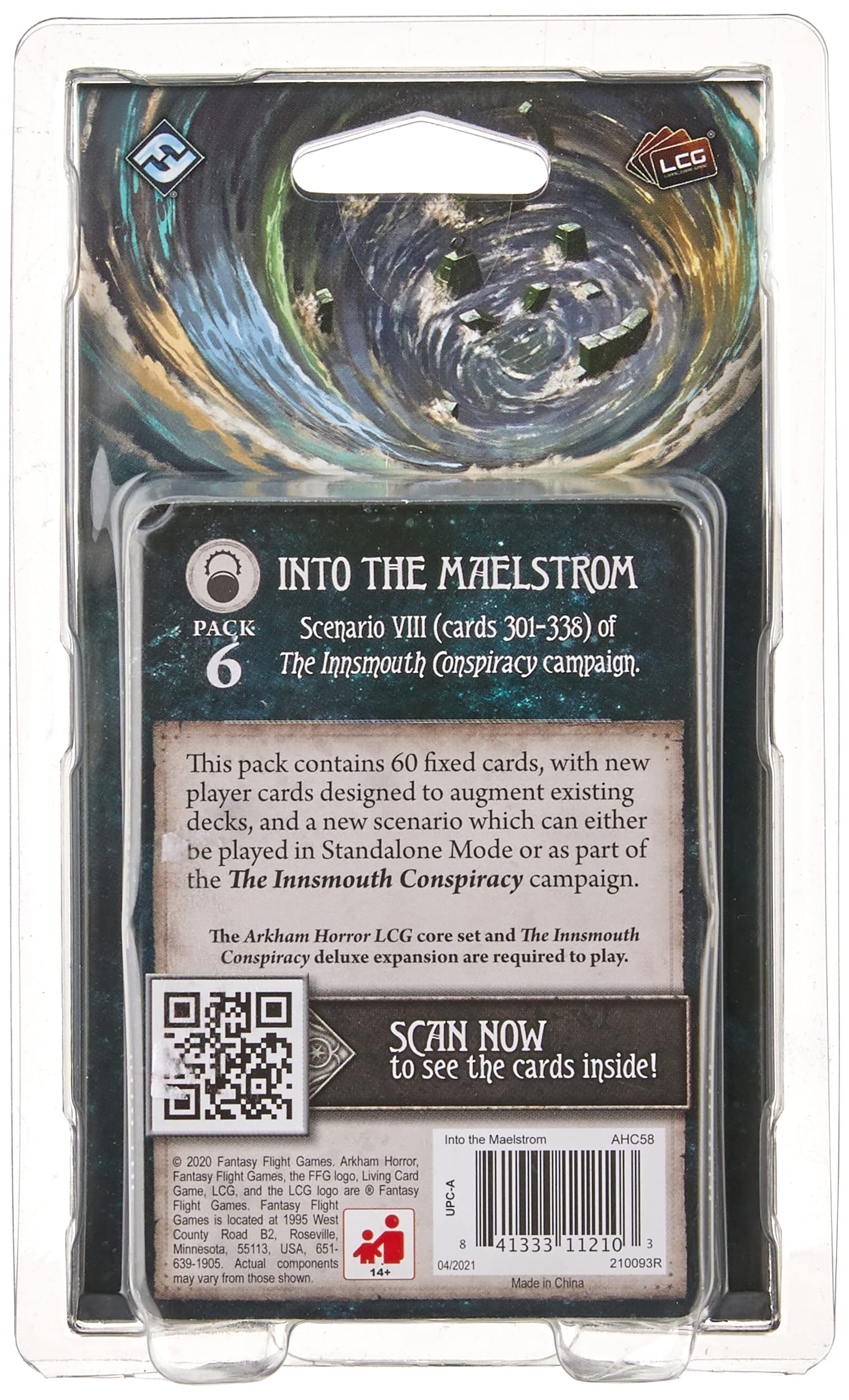 Foto 2 | Juego De Cartas Fantasy Flight Arkham Horror The Card Game - Venta Internacional.