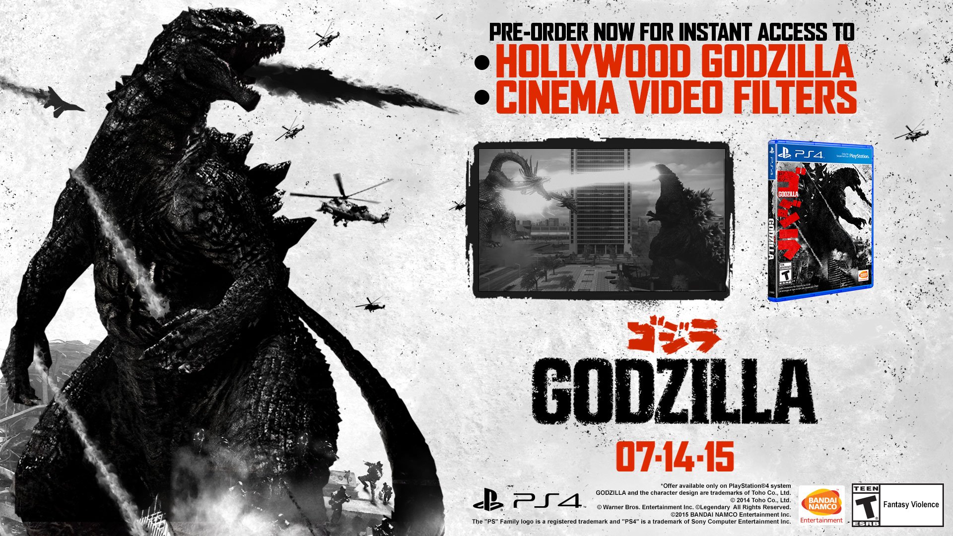 Foto 4 pulgar | Reacondicionado Videojuego Godzilla Playstation 4 Bandai Namco Entertainment - Venta Internacional.