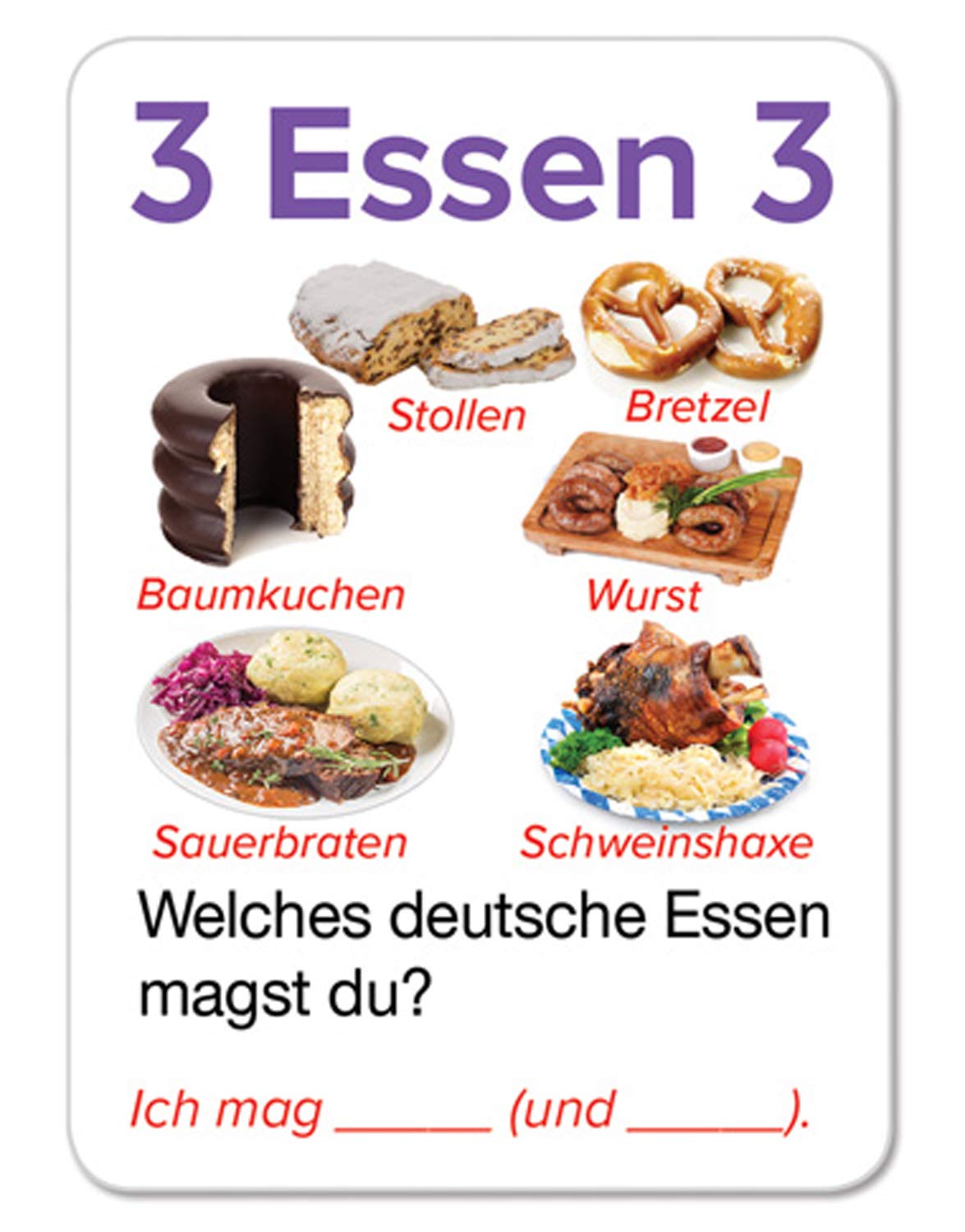 Foto 4 pulgar | Juego De Cartas Ago Auf Deutsch Para Principiantes Que Aprenden Alemán - Venta Internacional.