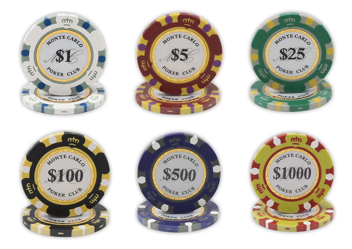 Foto 3 pulgar | Set De Póker Da Vinci Monte Carlo Poker Club 500 Fichas De 14 G - Venta Internacional.