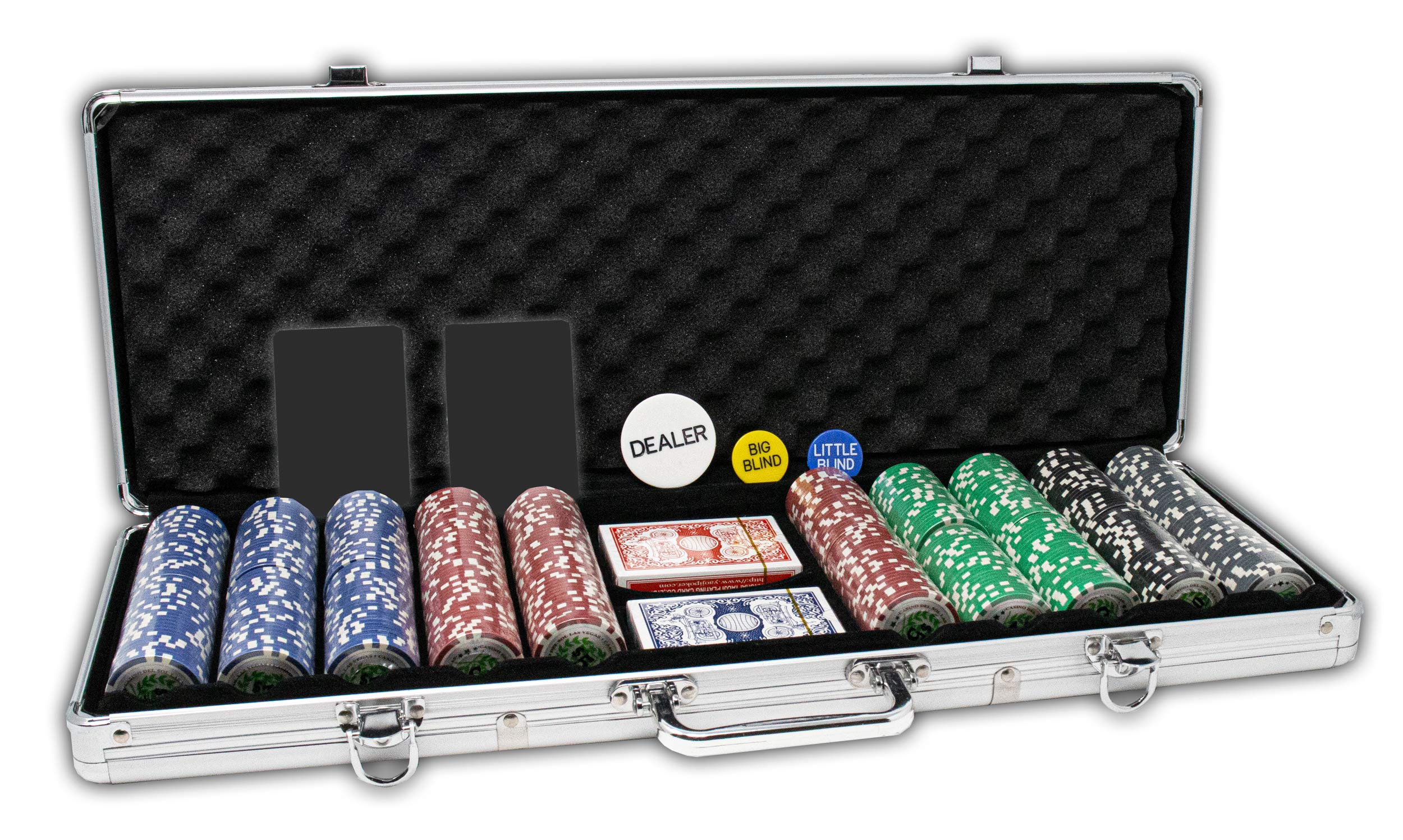 Foto 2 pulgar | Set De Póker Da Vinci Casino Del Sol 500 Fichas De 11,5 G Con Accesorios - Venta Internacional.