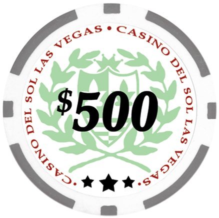 Foto 4 pulgar | Set De Póker Da Vinci Casino Del Sol 500 Fichas De 11,5 G Con Accesorios - Venta Internacional.