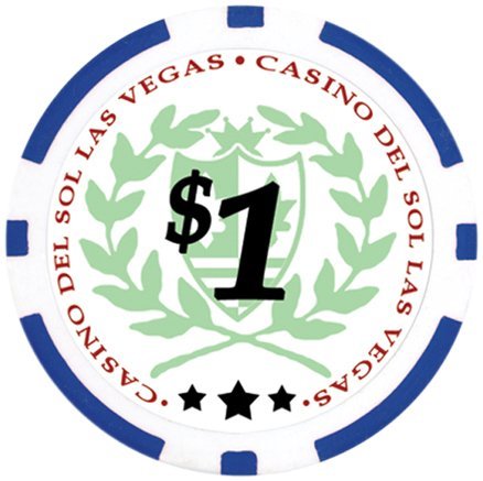Foto 5 | Set De Póker Da Vinci Casino Del Sol 500 Fichas De 11,5 G Con Accesorios - Venta Internacional.