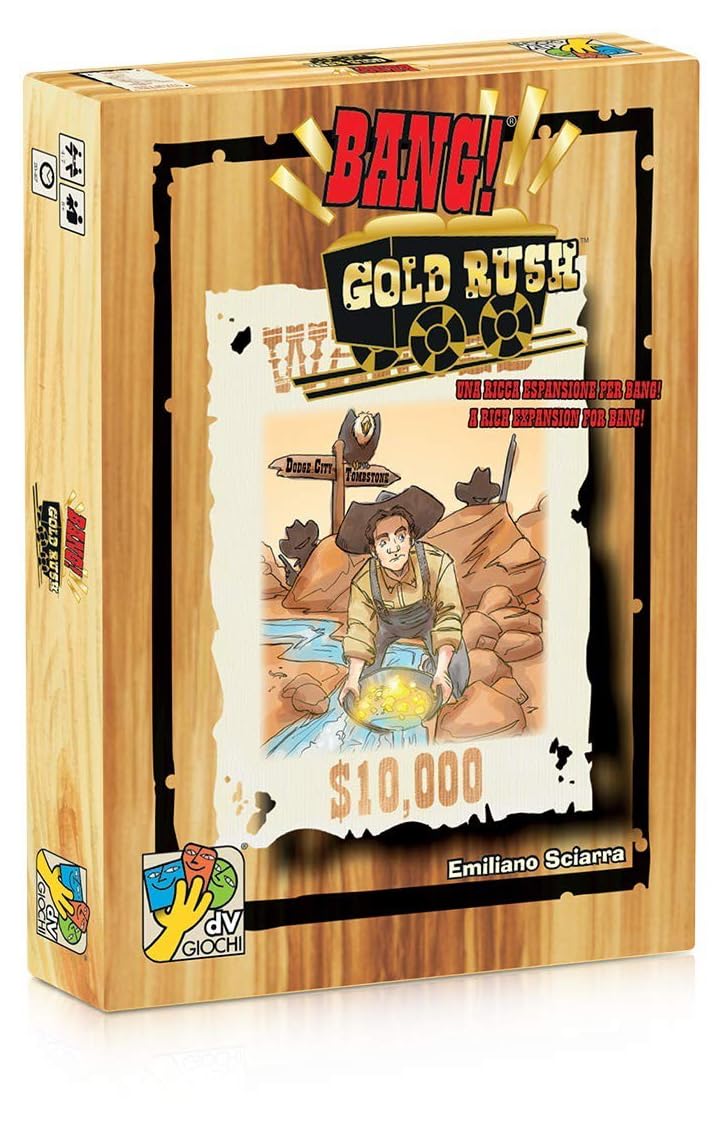 Foto 2 pulgar | Juego De Cartas Dv Giochi Bang! La Expansión Gold Rush - Venta Internacional.