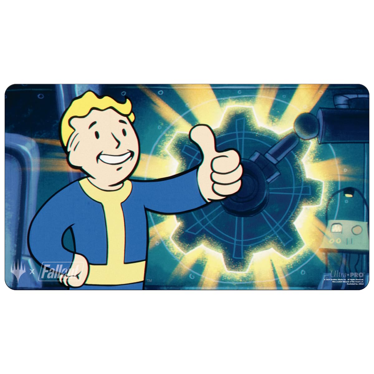 Foto 2 pulgar | Anillo Playmat Ultra Pro Fallout Sol Para Magic The Gathering - Venta Internacional.