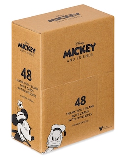 Foto 3 | Paquete De Tarjetas American Greetings Mickey Mouse (48 Unidades) - Venta Internacional.