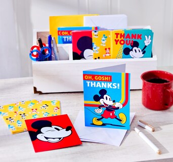 Foto 4 | Paquete De Tarjetas American Greetings Mickey Mouse (48 Unidades) - Venta Internacional.
