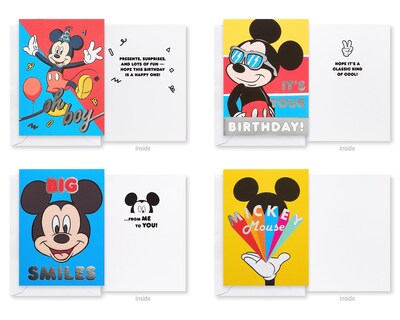 Foto 5 | Paquete De Tarjetas American Greetings Deluxe Disney Mickey Mouse - Venta Internacional.
