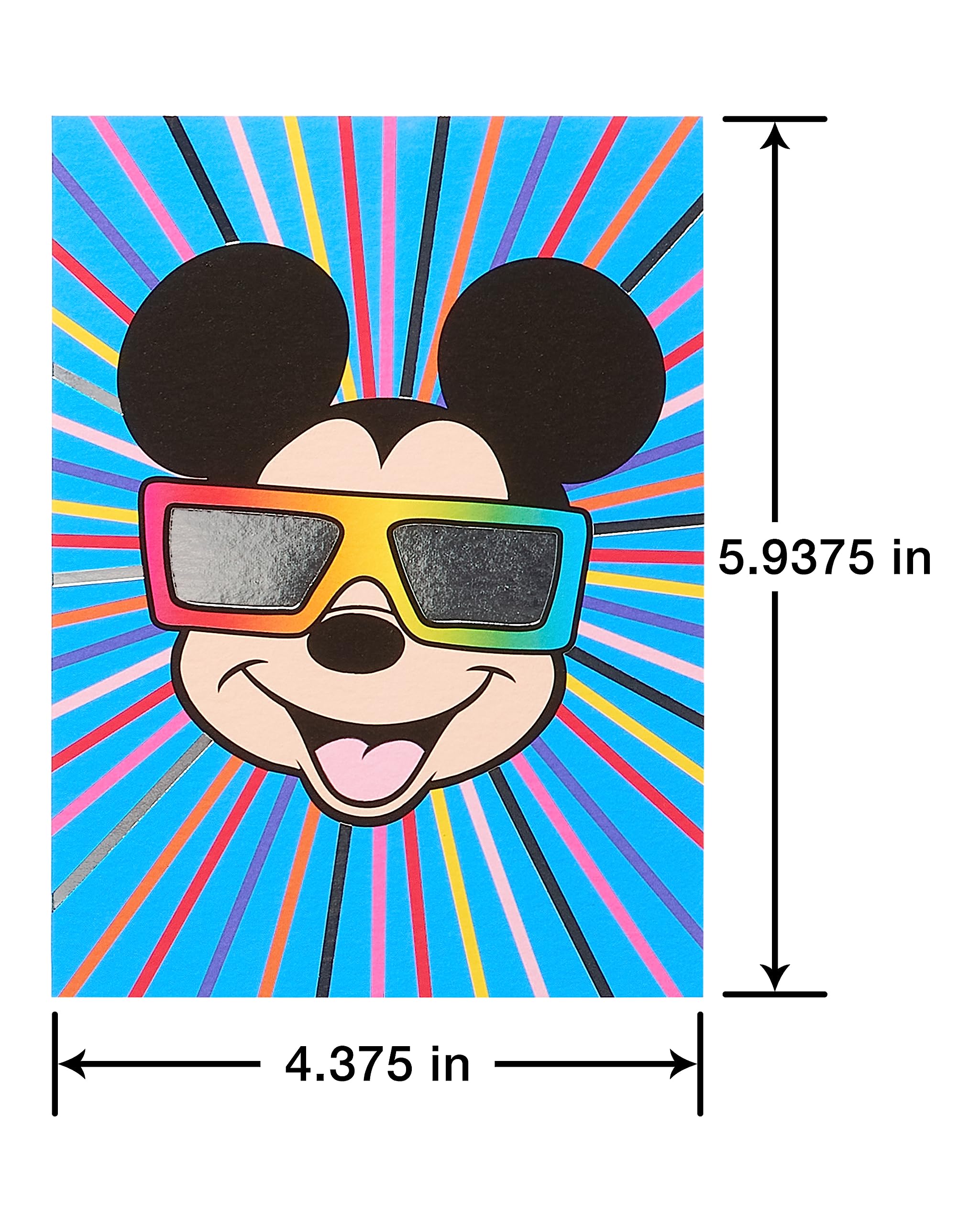 Foto 7 | Paquete De Tarjetas American Greetings Deluxe Disney Mickey Mouse - Venta Internacional.