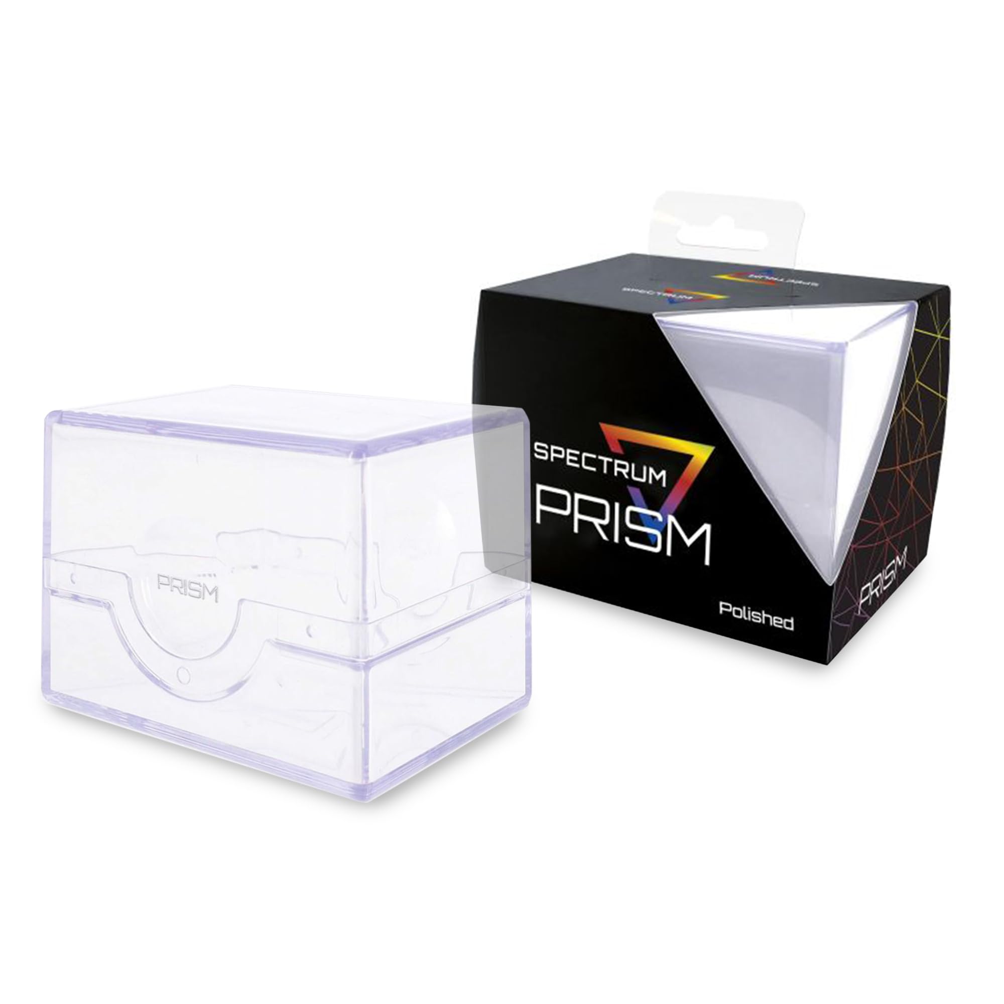 Foto 2 pulgar | Deck Case Bcw Spectrum Prism Crystal Clear 100 Cartas - Venta Internacional.