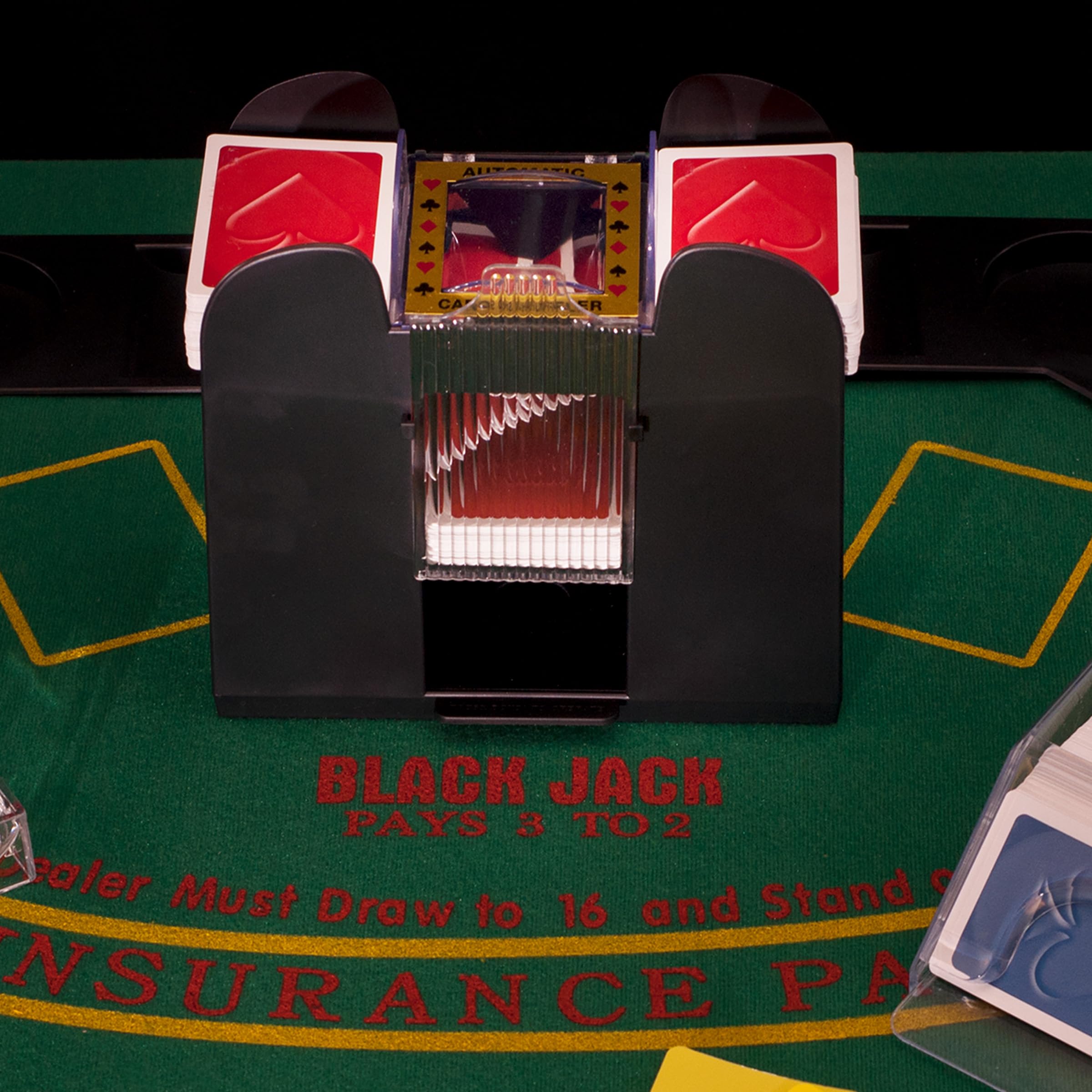 Foto 6 | Barajador Automático De Cartas Trademark Poker De 6 Barajas, Funciona Con Pilas - Venta Internacional.