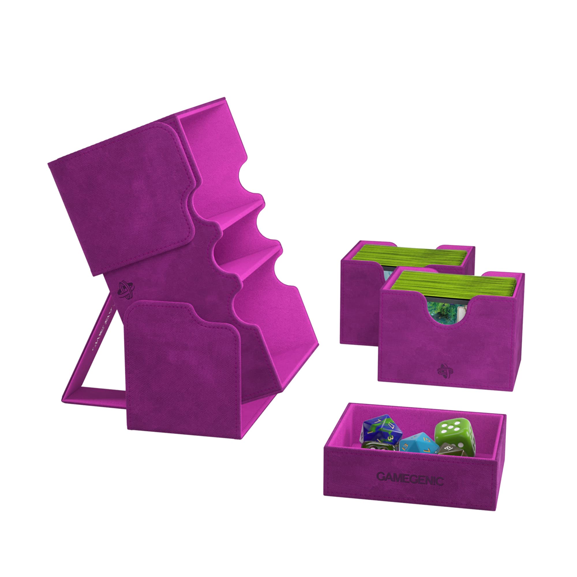 Foto 4 pulgar | Deck Box Gamegenic Stronghold 200+ Xl Convertible Morado - Venta Internacional.