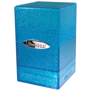 Foto 4 | Deck Box Ultra Pro Satin Tower 100+ - Cartulina Con Purpurina, Color Azul - Venta Internacional.