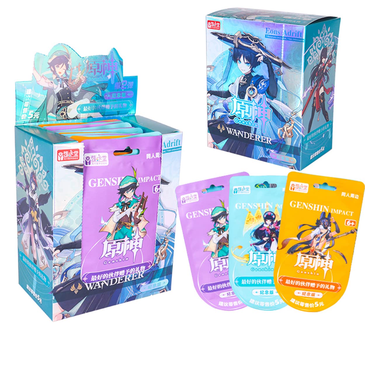 Foto 1 | Tarjeta Coleccionable Genshin Impact Tcg Cards 5r De Quinta Generación - Venta Internacional.